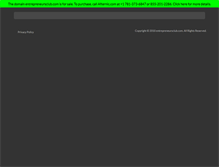 Tablet Screenshot of entrepreneursclub.com